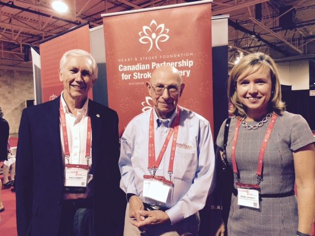 Bob Mandell at Canadian Stroke Congress in 2015 | Stroke Recovery Foundation