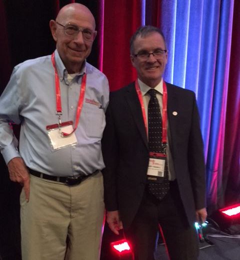 Bob Mandell and Dr Robert Teasell at the Canadian Stroke Congress | Stroke Recovery Foundation