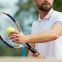 Man playing tennis at Wimbledon | Stroke Recovery Foundation